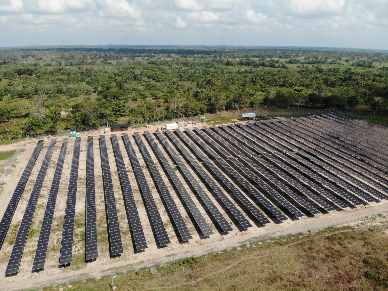 Solar infrastructure at Baraya, Galeras, Sucre